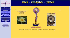 Desktop Screenshot of ein-klang-sein.at